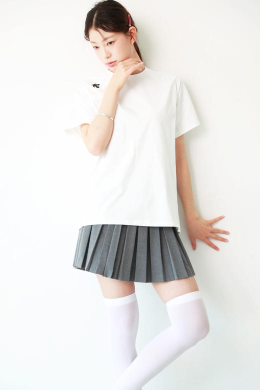 速干网球tee，户外运动半袖。圆领弹力会呼吸正肩短袖t恤E042768 商品图14