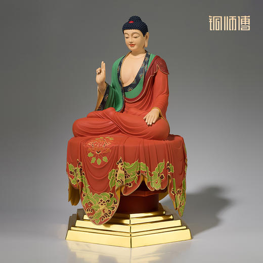铜师傅 正版授权《敦煌联名菩萨系列》文殊普贤菩萨 释迦牟尼佛 商品图2