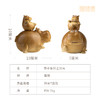 铜师傅《亲子系列》鲨鱼 猩猩桌面客厅玄关铜摆件装饰礼品 商品缩略图6