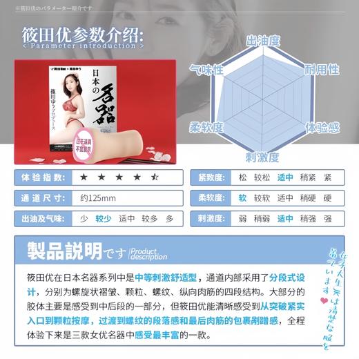 WILDONE 筱田优日本女优名器飞机杯倒模名器 商品图2