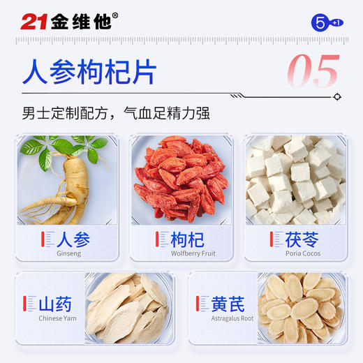 养出年轻感！21金维他 5+1每日营养包 懒人营养包 多方位补充全天基础营养 男士款/女士款 30包/盒 商品图12
