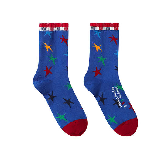 CryingCenterxKumpoo薰风联名2.0运动复古羽毛球棉袜 女款 商品图4