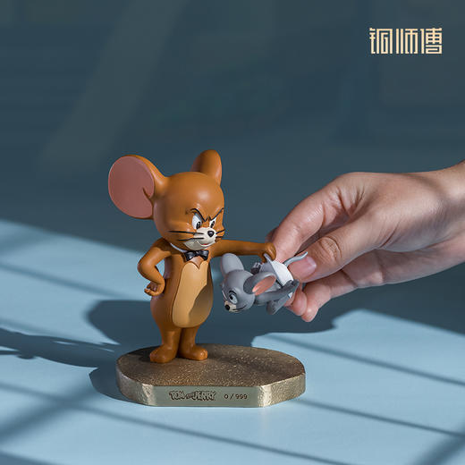 铜师傅 正版授权《猫和老鼠》P款 限量手办 桌面铜摆件家居工艺品 商品图4