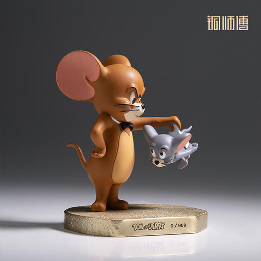 铜师傅 正版授权《猫和老鼠》P款 限量手办 桌面铜摆件家居工艺品 商品图3