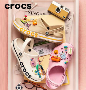 【资质齐全】CROCS卡骆驰洞洞鞋沙滩新贝雅舒适外穿凉鞋休闲男女同款36-46（205089可授权可代发）