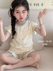 【GZ】无忧购新款女童碎花儿童夏季短袖短裤薄款睡衣套装2615（截单后3-5天发货） 商品缩略图1