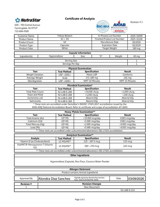 UGN强力维生素DK胶囊，维生素D+维生素K，升级vitaMK7专利原料（60粒/瓶）高VK版 商品图7