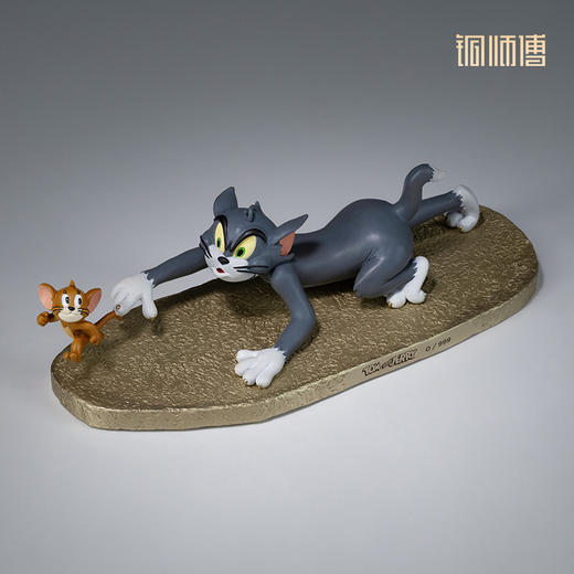 铜师傅 正版授权《猫和老鼠》F款 限量手办 桌面铜摆件家居工艺品 商品图1