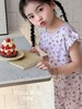 【GZ】无忧购新款女童碎花儿童夏季短袖短裤薄款睡衣套装2615（截单后3-5天发货） 商品缩略图4
