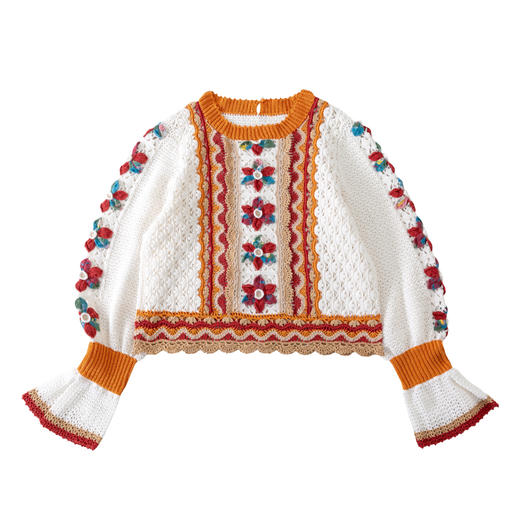 苏苏姐家暮色之夏上衣手工diy衣服钩针蕾丝编织自制材料包 商品图4