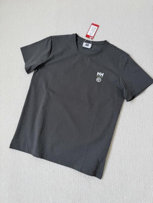 HH*RE联名款夏速干抗菌休闲骑行Logo图案T恤 商品图3