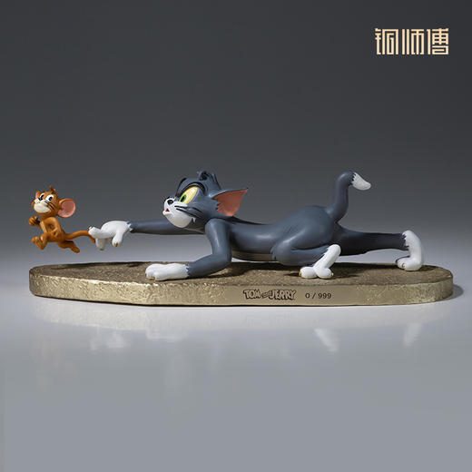 铜师傅 正版授权《猫和老鼠》F款 限量手办 桌面铜摆件家居工艺品 商品图2