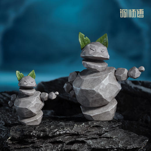 铜师傅 正版授权《哪吒之魔童闹海》袖珍石矶娘娘 潮玩手办铜摆件 商品图0