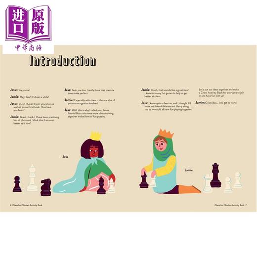 【中商原版】儿童国际象棋活动书 英文原版 Chess for Children Activity Book Sabrina Chevannes 商品图2