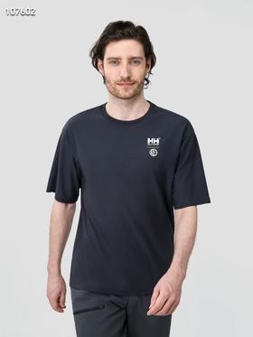 HH*RE联名款夏速干抗菌休闲骑行Logo图案T恤