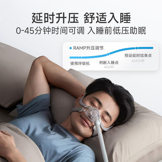 鱼跃825Auto双水平全自动睡眠呼吸机打呼噜家医用憋气呼吸暂停止鼾 商品图3