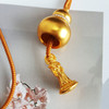 六福足金葫芦福星财神钻石吊坠项链29.2*20.0*20.0MM（皆取最大值）230426TJ09 商品缩略图4