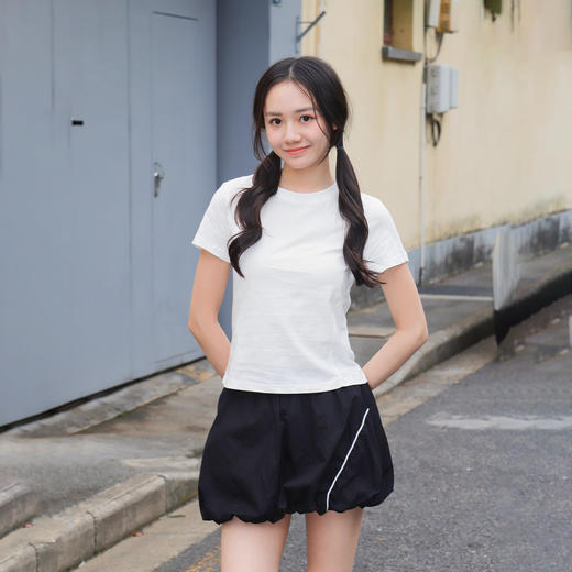 辣妹时尚基本款亲肤棉休闲T-纪念日百货门店同款170944186 商品图5