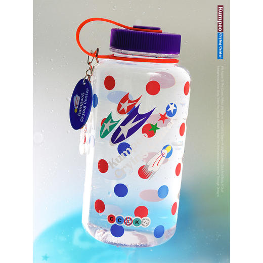 CryingCenterxKumpoo薰风联名2.0运动复古波点水杯中性款哭喊中心 商品图2