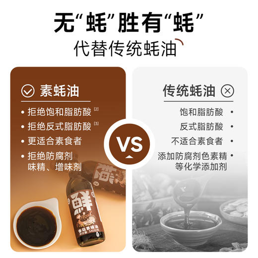 七菇鲜 香菇素蚝油 340g 商品图1