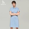 Hazzys哈吉斯夏季女装时尚短袖POLO连衣裙女士休闲通勤针织裙潮流 柜售同款 商品缩略图0