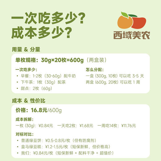 西域美农 软皮绿豆饼300克+冰皮绿豆饼300克 口感沙软绵密 顺丰发货 商品图5