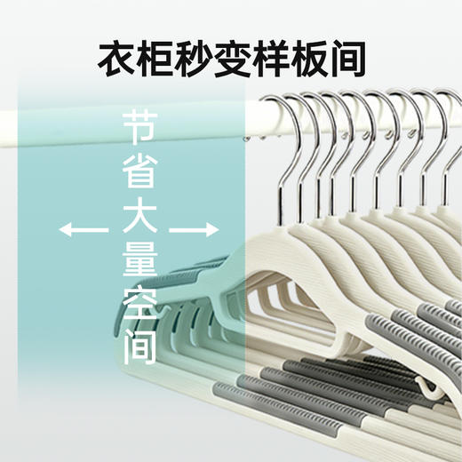 MAYNOS宽肩无痕防滑衣架|挂衣不变形不起包，防滑承重强 商品图5