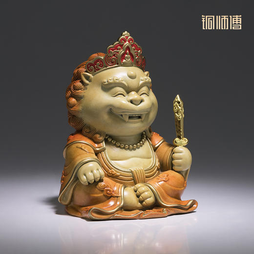 铜师傅《智慧文文、遍吉普普》客厅桌面铜摆件 家居装饰工艺品 商品图3