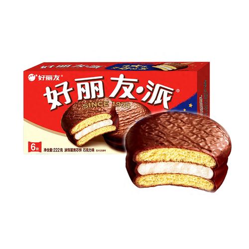 好丽友222g6枚巧克力派 商品图0