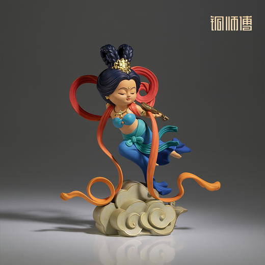 铜师傅 正版授权《敦煌联名飞天(可爱版)》客厅家居装饰品摆件 商品图4