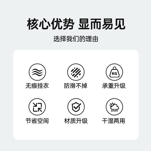 MAYNOS宽肩无痕防滑衣架|挂衣不变形不起包，防滑承重强 商品图1