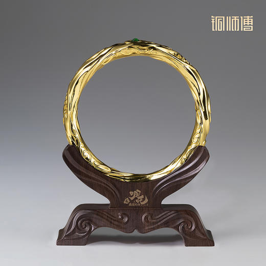铜师傅 正版授权《哪吒之魔童闹海》乾坤圈 潮玩铜摆件 哪吒周边 商品图1