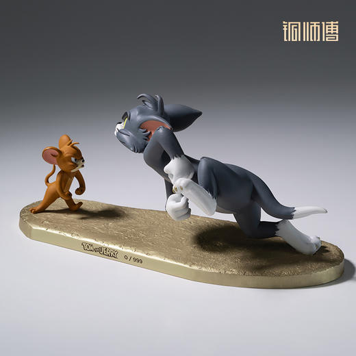 铜师傅 正版授权《猫和老鼠》D款 限量手办 桌面铜摆件家居工艺品 商品图3