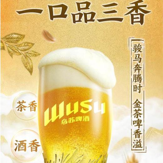 乌苏金骏眉精酿啤酒1L 商品图0