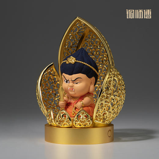 铜师傅《佛光本命佛》阿弥陀佛千手观音普贤菩萨大日如来铜摆件 商品图2