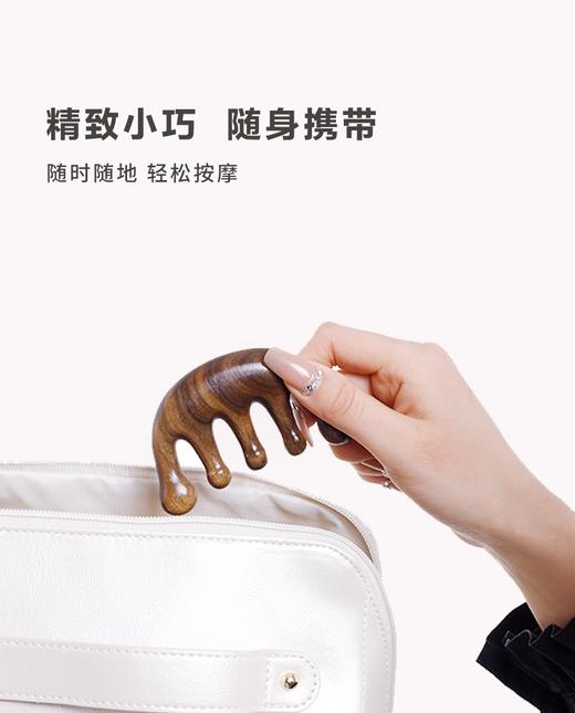 【8折】 3楼爱慕 纽格芙檀木按摩梳（开运锦鲤）NG20405 商品图1