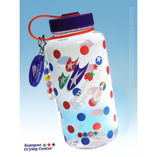 CryingCenterxKumpoo薰风联名2.0运动复古波点水杯中性款哭喊中心 商品图1