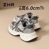 ZHR复古百搭时尚老爹鞋女春季新款厚底通勤增高透气运动休闲鞋女 商品缩略图0