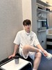 FENDI芬迪男女同款小狗图案刺绣宽松休闲圆领纯棉短袖T恤 商品缩略图2