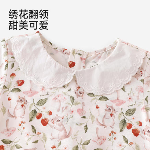 【夏日连衣裙】英氏儿童裙子夏季透气网纱百褶蓬蓬礼服公主裙夏装女童连衣裙洋气 商品图3