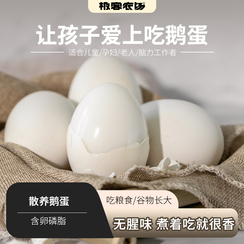 【排单发货】散养鹅蛋丨吃粮食/谷物长大的 蛋清浓稠 蛋黄紧致 腥味小，个头大小不一，介意慎拍‼️现产现发，不接急单！⭐️顺丰快递