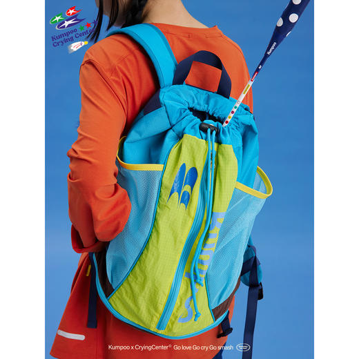 CryingCenterx薰风联名2.0拼色多功能羽毛球束口包双肩包哭喊中心 商品图3