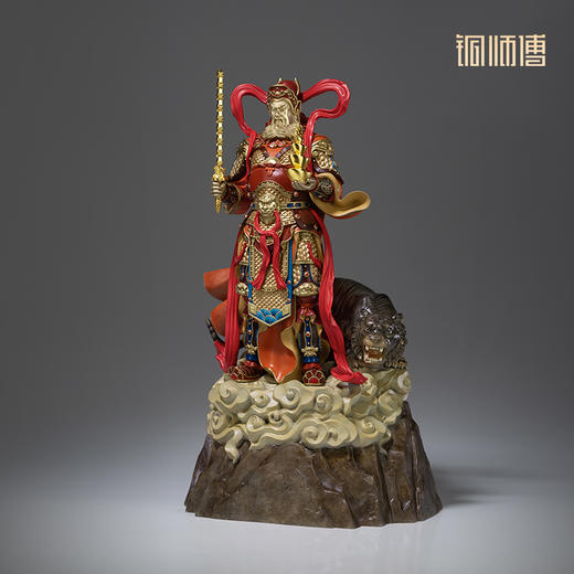 铜师傅 正版授权《武当联名财神赵公明》客厅桌面家居装饰铜摆件 商品图2