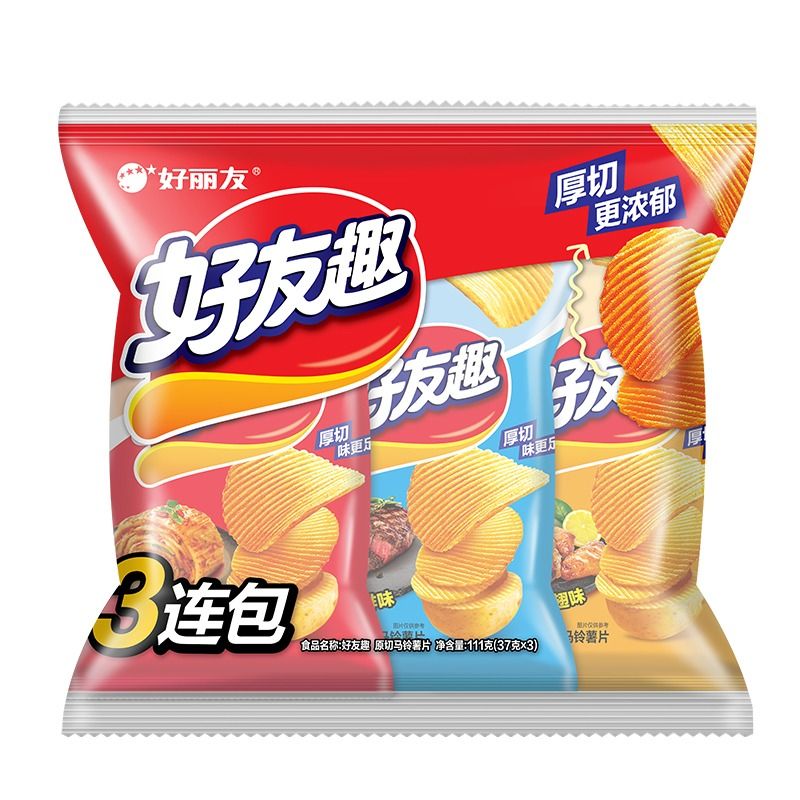 好丽友37g*3薯片超值装