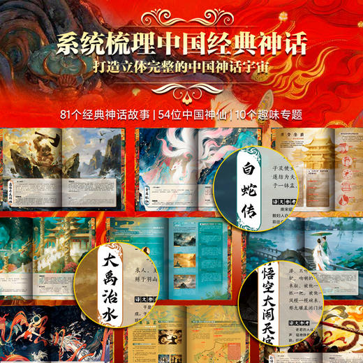 《中国神话全书》刷边版 享10赠 | 一眼看尽八千年神话根脉 商品图2