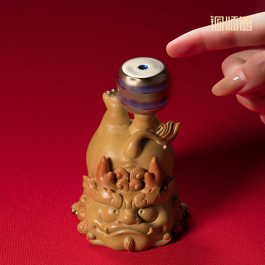 铜师傅《转大发》《转大顺》客厅办公室貔貅铜摆件解压把玩工艺品 商品图4