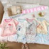 【GZ】无忧购夏季卡通亲子家居服套装100-170cm睡衣甜美短袖夏2625（截单后3-5天发货） 商品缩略图1