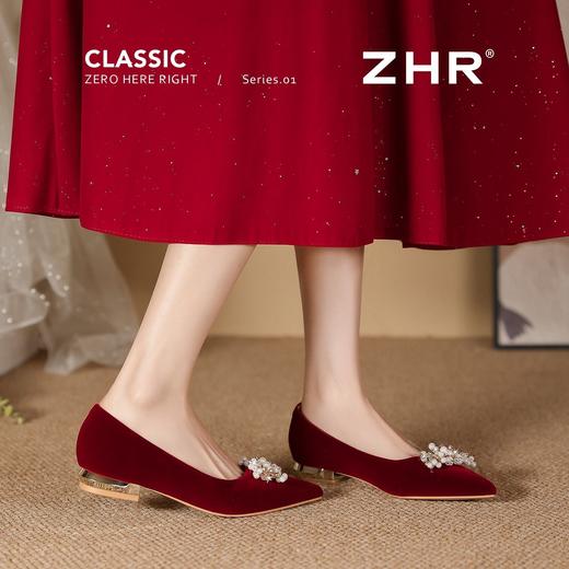 ZHR则则【水钻珍珠】一脚蹬女2026春夏季新款气质婚鞋舒适时装鞋女 商品图7