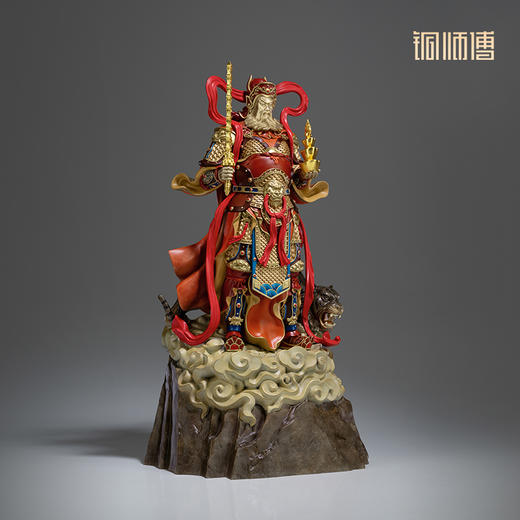 铜师傅 正版授权《武当联名财神赵公明》客厅桌面家居装饰铜摆件 商品图1