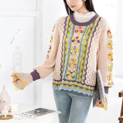 苏苏姐家暮色之夏上衣手工diy衣服钩针蕾丝编织自制材料包 商品图1